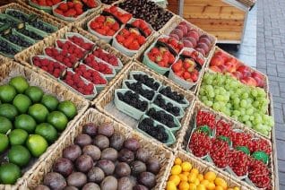 groente- en fruitkraam