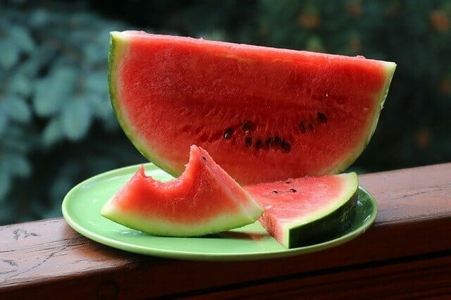  Gesneden watermeloen